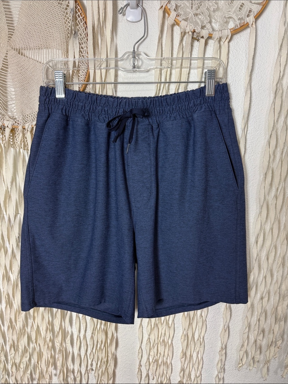 Outdoor Voices Men's Blue Drawstring Casual Athletic Shorts M